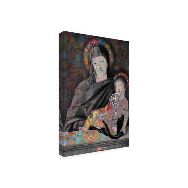 Dean Russo 'Madonna And Child Abstract Color' Canvas Art,12x19